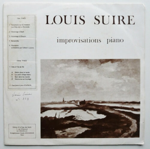 Louis Suire ‎– Improvisations Piano